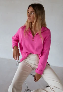 Pulls & Gilets-EASY-CLOTHES Pull July - roseEasy Clothes Rose       
