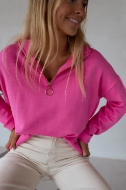 Pulls & Gilets-EASY-CLOTHES Pull July - roseEasy Clothes Rose       