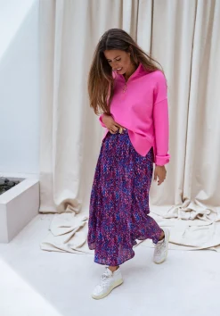 Pulls & Gilets-EASY-CLOTHES Pull July - roseEasy Clothes Rose       