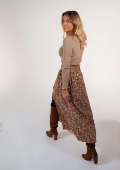 Pulls & Gilets-EASY-CLOTHES Pull Juno - taupeEasy Clothes Taupe       