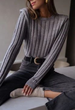 Pulls & Gilets-EASY-CLOTHES Pull Lucas - grisEasy Clothes Gris       