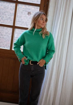 Pulls & Gilets-EASY-CLOTHES Pull Matis - vertEasy Clothes Vert       