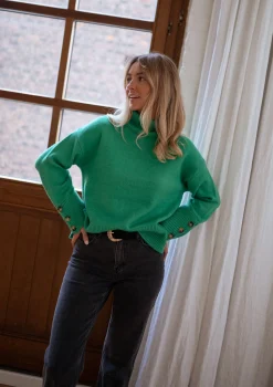 Pulls & Gilets-EASY-CLOTHES Pull Matis - vertEasy Clothes Vert       