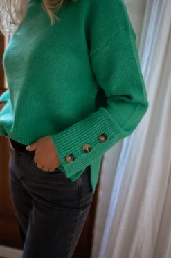 Pulls & Gilets-EASY-CLOTHES Pull Matis - vertEasy Clothes Vert       