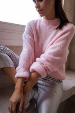 Pulls & Gilets-EASY-CLOTHES Pull Ryta - roseEasy Clothes Rose       