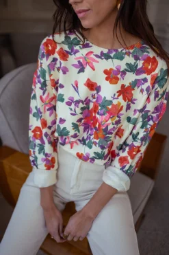 Pulls & Gilets-EASY-CLOTHES Pull Weston - à fleursEasy Clothes À fleurs       
