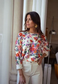 Pulls & Gilets-EASY-CLOTHES Pull Weston - à fleursEasy Clothes À fleurs       