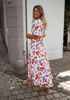 Robes-EASY-CLOTHES Robe Amaria - à fleursEasy Clothes À fleurs       