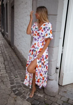 Robes-EASY-CLOTHES Robe Amaria - à fleursEasy Clothes À fleurs       
