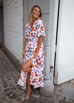 Robes-EASY-CLOTHES Robe Amaria - à fleursEasy Clothes À fleurs       