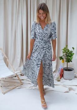 Robes-EASY-CLOTHES Robe Amaria - zébréeEasy Clothes Zébrée       
