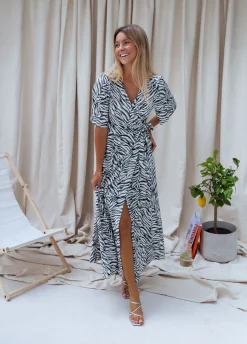Robes-EASY-CLOTHES Robe Amaria - zébréeEasy Clothes Zébrée       