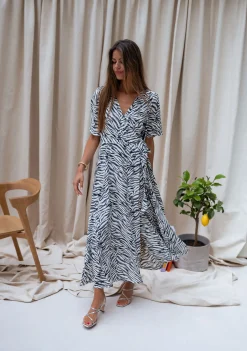 Robes-EASY-CLOTHES Robe Amaria - zébréeEasy Clothes Zébrée       