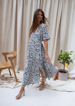Robes-EASY-CLOTHES Robe Amaria - zébréeEasy Clothes Zébrée       