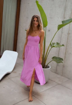 Robes-EASY-CLOTHES Robe Analea CREATION - mauveEasy Clothes Mauve       