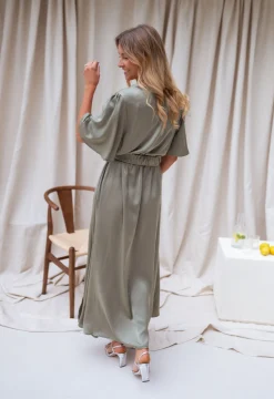 Robes-EASY-CLOTHES Robe Ariana - kakiEasy Clothes Kaki       