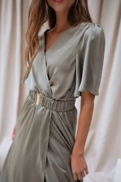 Robes-EASY-CLOTHES Robe Ariana - kakiEasy Clothes Kaki       