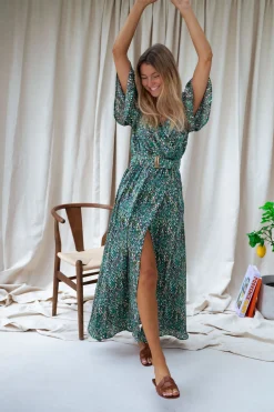 Robes-EASY-CLOTHES Robe Ariana - verteEasy Clothes Verte       
