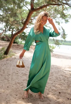 Robes-EASY-CLOTHES Robe Bacall - verteEasy Clothes Verte       