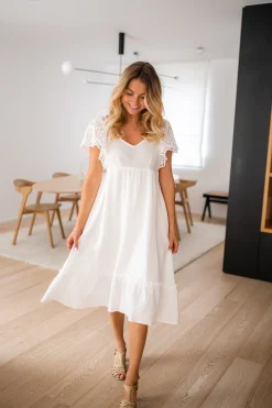 Robes-EASY-CLOTHES Robe Bridget - écruEasy Clothes Écru       