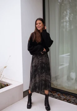 Robes-EASY-CLOTHES Robe Connie - kaki à motifsEasy Clothes Kaki à motifs       