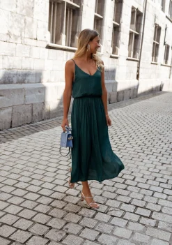 Robes-EASY-CLOTHES Robe Dalie - vert canardEasy Clothes Vert canard       