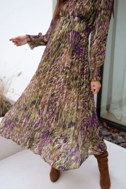 Robes-EASY-CLOTHES Robe Dola - verte à motifsEasy Clothes Verte à motifs       