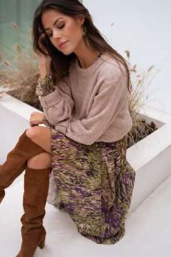 Robes-EASY-CLOTHES Robe Dola - verte à motifsEasy Clothes Verte à motifs       
