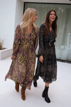 Robes-EASY-CLOTHES Robe Dola - verte à motifsEasy Clothes Verte à motifs       