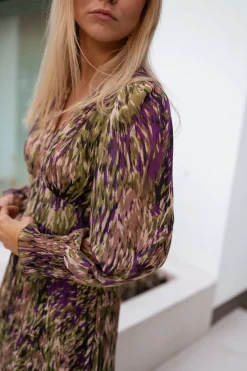Robes-EASY-CLOTHES Robe Dola - verte à motifsEasy Clothes Verte à motifs       