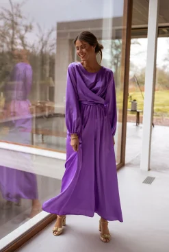Robes-EASY-CLOTHES Robe Elena - mauveEasy Clothes Mauve       
