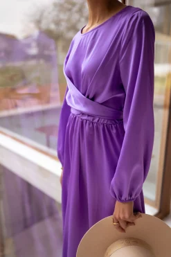 Robes-EASY-CLOTHES Robe Elena - mauveEasy Clothes Mauve       