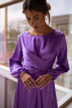 Robes-EASY-CLOTHES Robe Elena - mauveEasy Clothes Mauve       