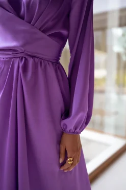 Robes-EASY-CLOTHES Robe Elena - mauveEasy Clothes Mauve       