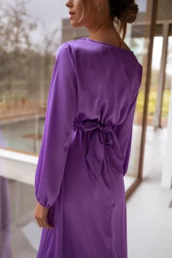 Robes-EASY-CLOTHES Robe Elena - mauveEasy Clothes Mauve       