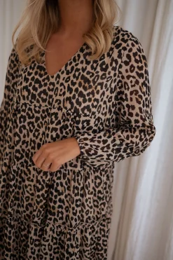 Robes-EASY-CLOTHES Robe Enola - léopardEasy Clothes Léopard