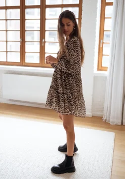 Robes-EASY-CLOTHES Robe Enola - léopardEasy Clothes Léopard