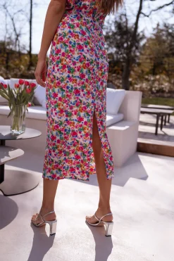 Robes-EASY-CLOTHES Robe Ermance - à fleursEasy Clothes À fleurs       