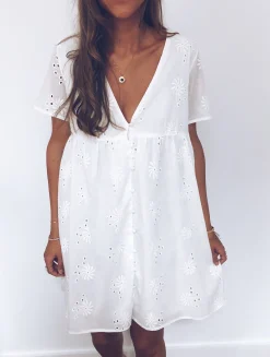 Robes-EASY-CLOTHES Robe Flora - blancheEasy Clothes Blanche       