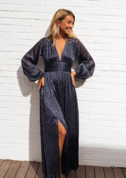 Robes-EASY-CLOTHES Robe Imane - Bleu Marine - Creation Easy Clothes Bleu marine