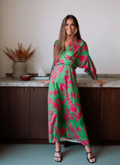 Robes-EASY-CLOTHES Robe Keeper - verte et roseEasy Clothes Verte et rose