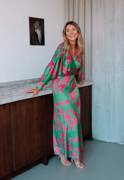 Robes-EASY-CLOTHES Robe Keeper - verte et roseEasy Clothes Verte et rose       