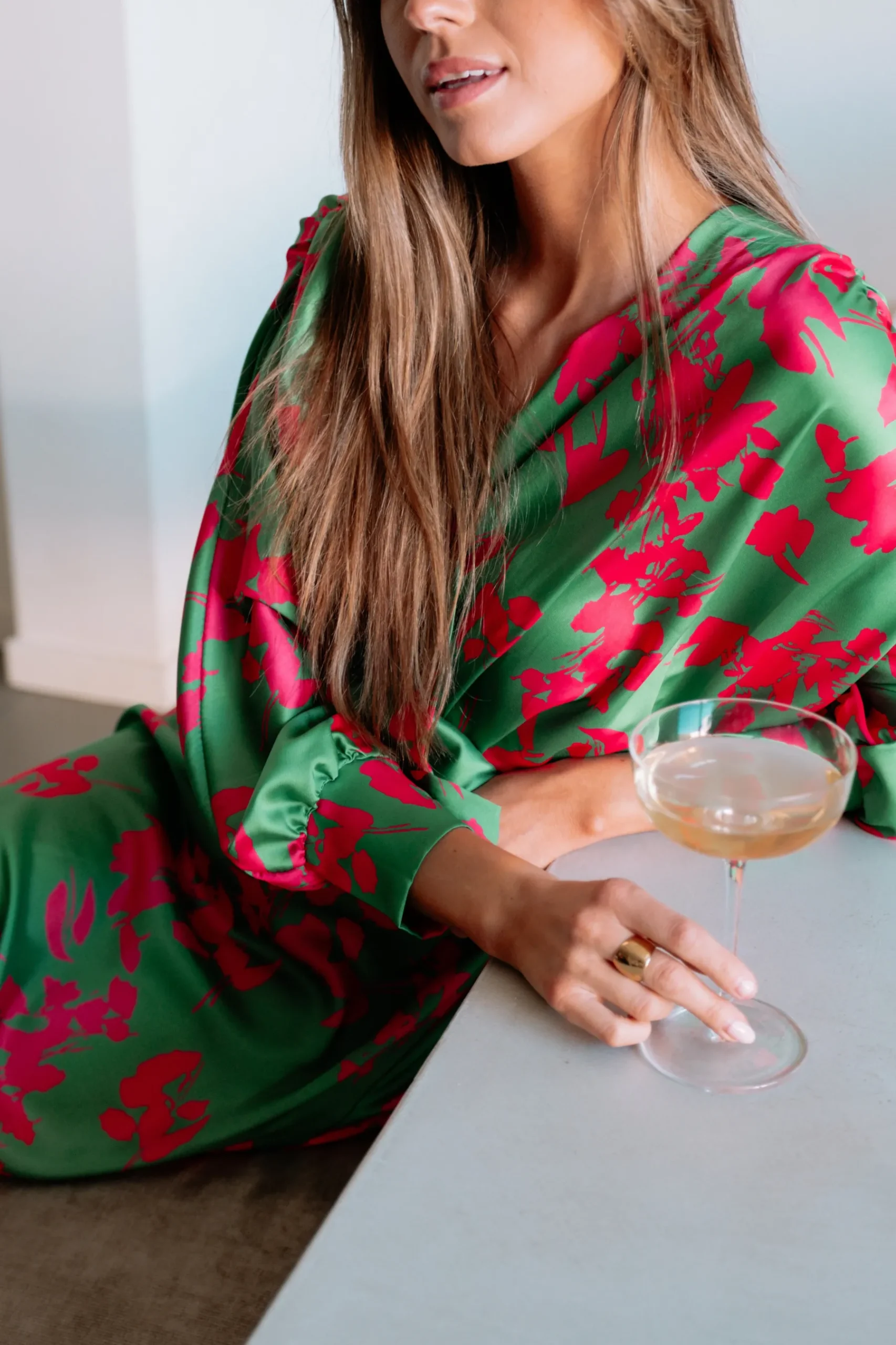 Robes-EASY-CLOTHES Robe Keeper - verte et roseEasy Clothes Verte et rose