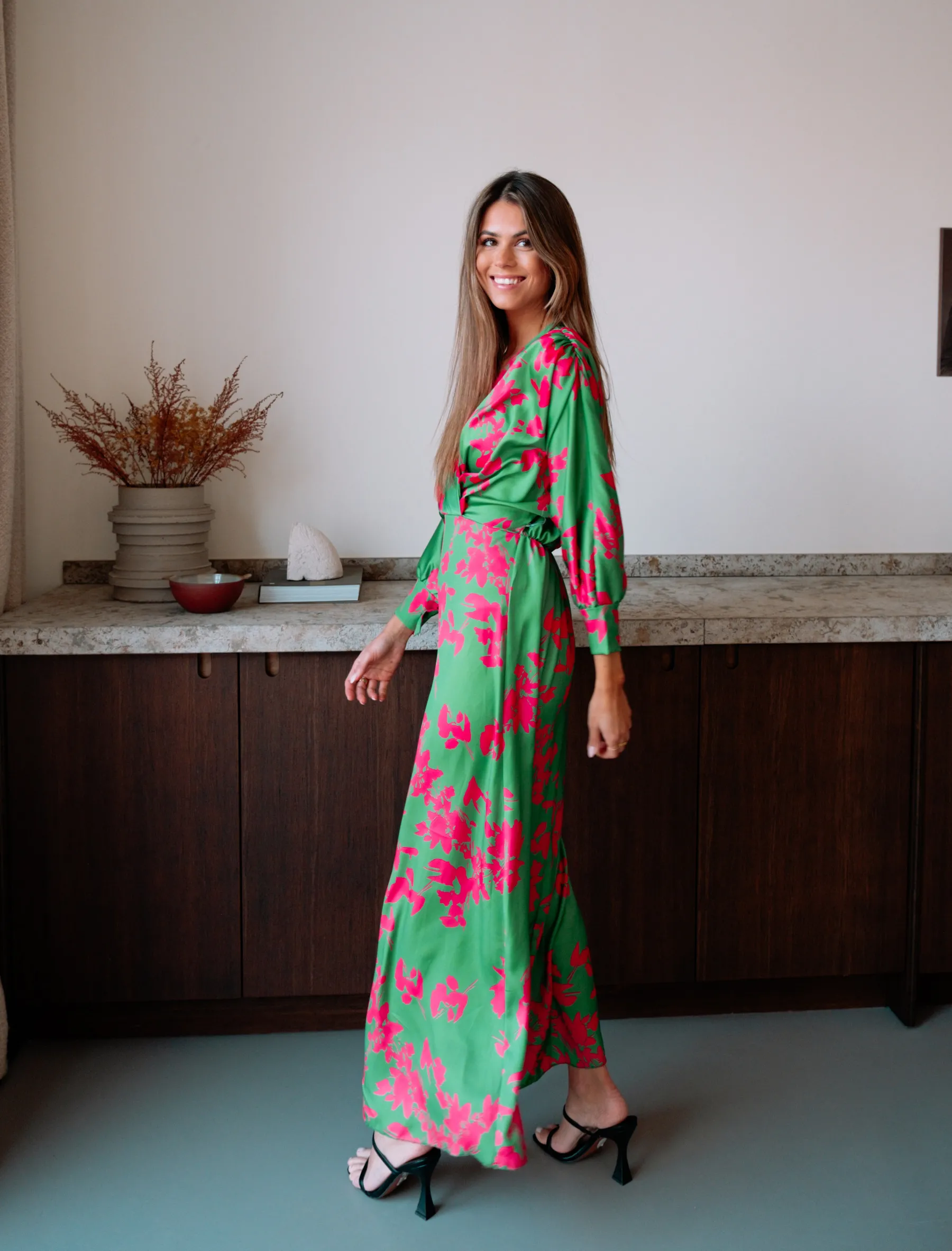 Robes-EASY-CLOTHES Robe Keeper - verte et roseEasy Clothes Verte et rose