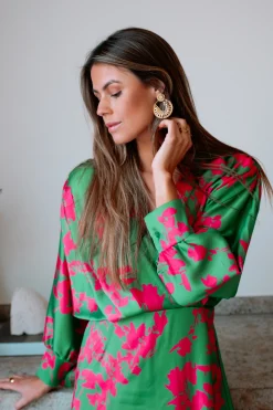 Robes-EASY-CLOTHES Robe Keeper - verte et roseEasy Clothes Verte et rose