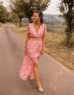 Robes-EASY-CLOTHES Robe Lilou - à fleursEasy Clothes À fleurs