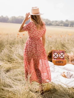 Robes-EASY-CLOTHES Robe Lilou - à fleursEasy Clothes À fleurs       
