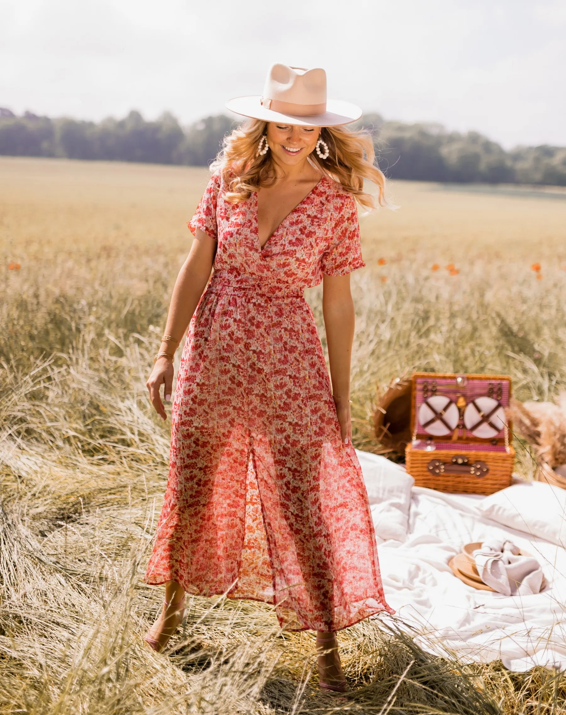 Robes-EASY-CLOTHES Robe Lilou - à fleursEasy Clothes À fleurs