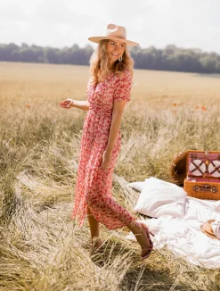 Robes-EASY-CLOTHES Robe Lilou - à fleursEasy Clothes À fleurs