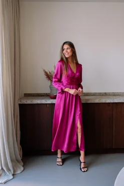 Robes-EASY-CLOTHES Robe Loma - fuchsiaEasy Clothes Fuchsia